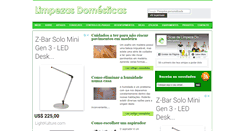 Desktop Screenshot of limpezasdomesticas.com